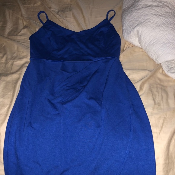 Blue cocktail dress - Picture 2 of 7